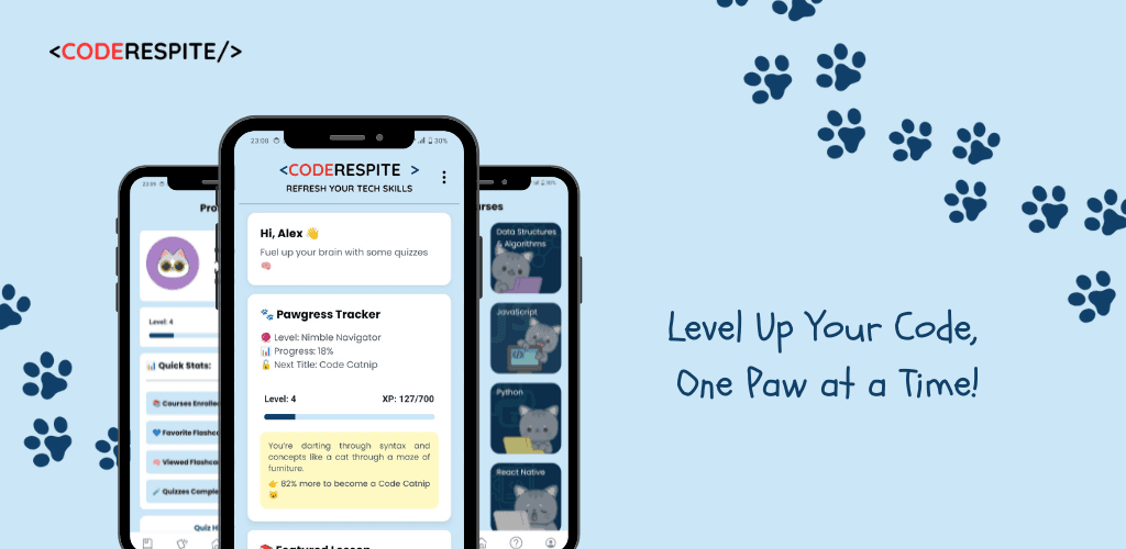 CodeRespite: Refresh Your Tech Skills feature